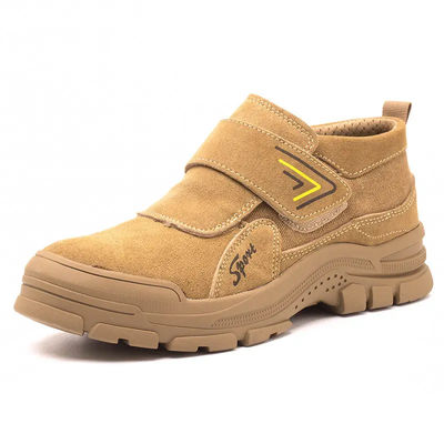 satın al Sarı Yüksek Sıcaklığa Dayanıklı Çizmeler Unisex Çelik Ayak Çizmeleri Kaydırıcılar İçin Çalışma Çizmeleri online manufacture