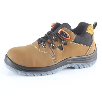 satın al Nubuck Deri İnşaat Güvenlik Ayakkabıları Sarı Çelik Ayak Parmağı ve Tpu Alt tabanlı online manufacture