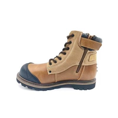 satın al Sarı Stil Martin Çizmeleri Çarpışma / Pençürme Karşıtı Koruyucu Ayak Çizmeleri online manufacture