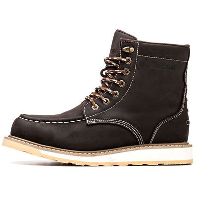 satın al Cihazcılık Nubuck Deri Goodyear Welt Mühendis Kauçuk Çelik Ayak online manufacture