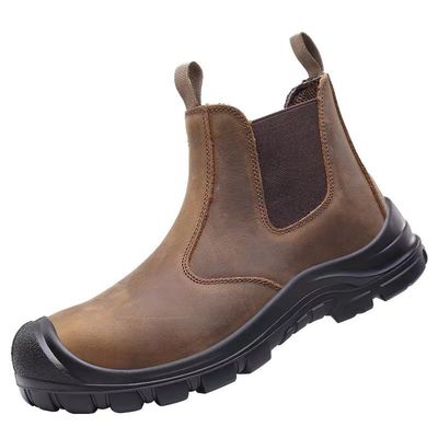 satın al Gerçek Deri Su geçirmez Kadın Güvenlik Çalışma Botları Kevlar Çalışma Ayakkabıları online manufacture