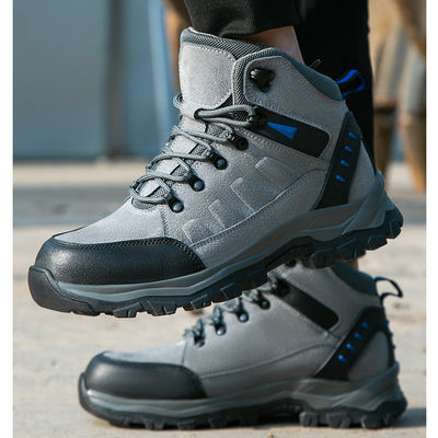 satın al Özel Logolu ve Gri Süet Rengi Kaynak Güvenlik Ayakkabısı online manufacture