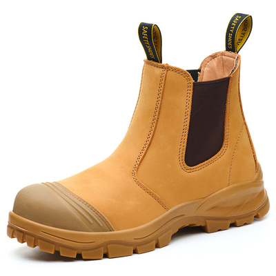 satın al OEM Buğday Nucuck Deri Güvenlik Çizmeleri Çelik Ayakkabı Kevlar Güvenlik Ayakkabıları PU Sol İş Ayakkabıları Güvenlik İş Ayakkabıları online manufacture