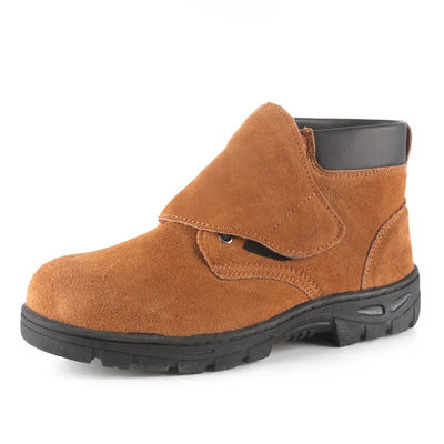 Unisex Kaynak Güvenlik Ayakkabıları Erkek Çelik Ayakkabı Kaynak Ayakkabıları Sarı