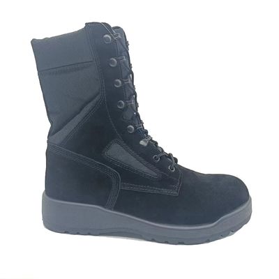 Siyah Yüksek Üst Çöl Taktik Ayakkabıları Suede Nefes Alıcı Açık Hava Yürüyüş Ayakkabıları