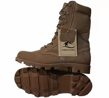 Özel Dayanıklı Taktiksel Savaş Orman Beige Ayakkabılar Çöl Khaki Kauçuk Çizmeler