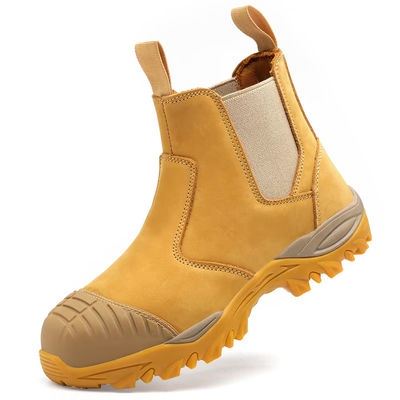 Su geçirmez Nubuck Deri Erkekler için Güvenlik Çizmeleri Toptan