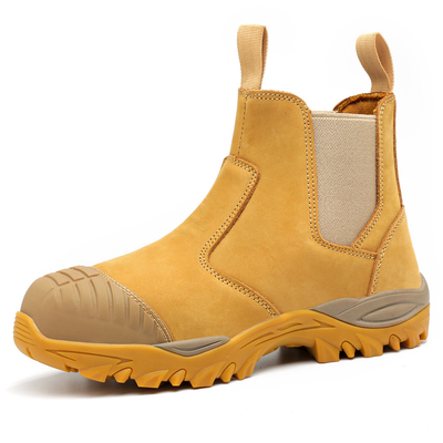 OEM Mikrofiber Deri Güvenlik Botları Çelik Burunlu Kevlar Güvenlik Ayakkabıları EVA Tabanlı İş Ayakkabıları Güvenlik İş Botları